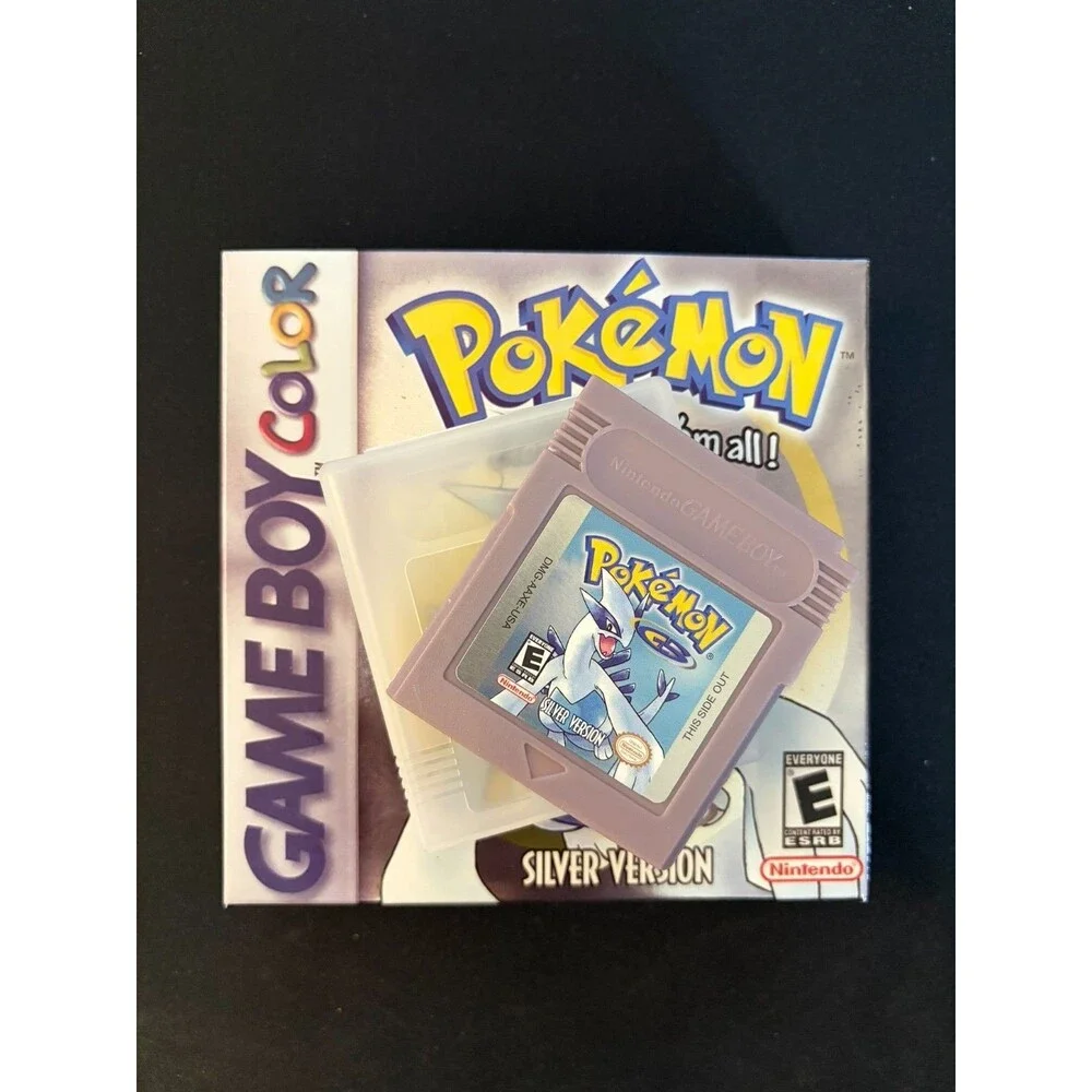 NEW Pokémon Silver/Gold/Crystal GBC Box Set No Manuals. Tested/Saves FAST SHIP
